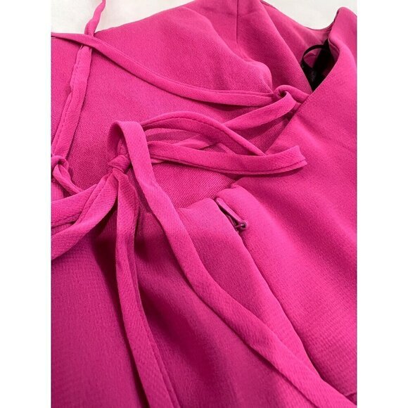 New AFTER SIX Size 2-R SCOOP NECK CONVERTIBLE TIE-STRAP MAXI DRESS W/FRONT SLIT - Picture 7 of 13